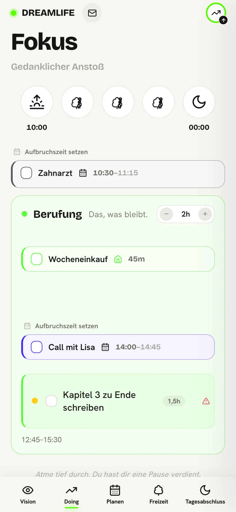 DREAMLIFE — Doing